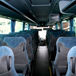 Autobuses Aguilar interior autobús